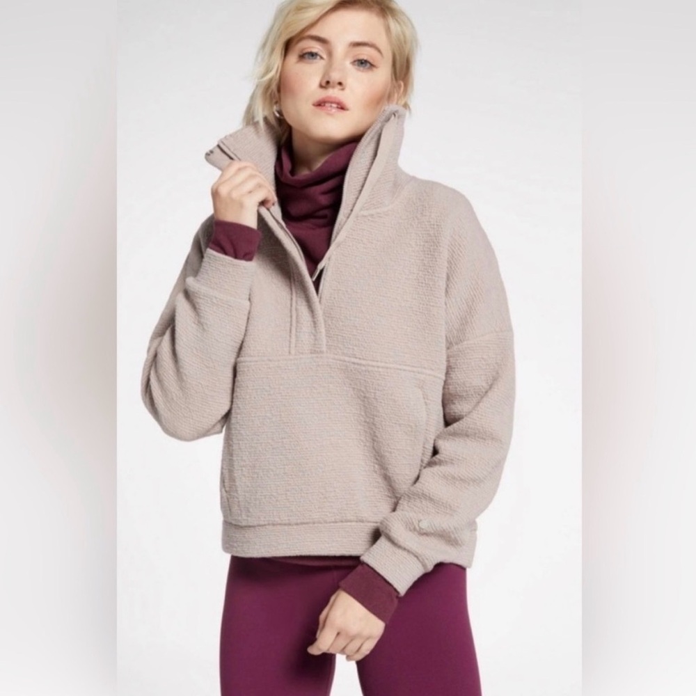 Calia Oversized 1/4 Zip Sweatshirt